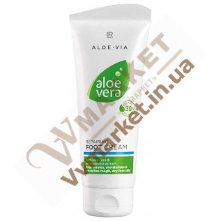 Алоэ Вера восстанавливающий крем для ног Aloe Via LR (Aloe Vera foot cream), 100 мл с доставкой вся Украина